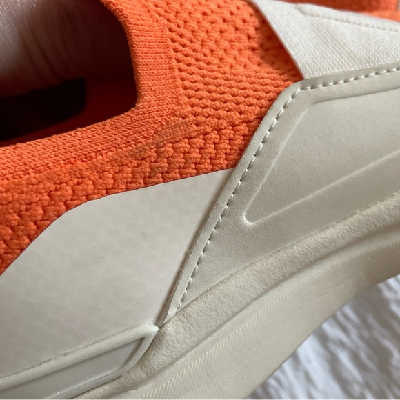APL Womens Techloom Bliss Sneakers Orange White Size US8.5 Mesh Slip On - Picture 8 of 8